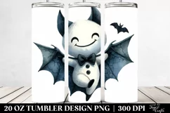 Spooky Bat Clipart 20 Oz Tumbler Product Image 2