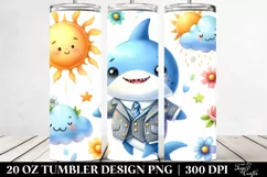 Smiling Baby Shark Tumbler Product Image 2