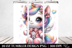 Cute Baby Unicorn Tumbler Product Image 2