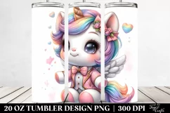 Cute Baby Unicorn Tumbler Product Image 2