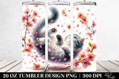 Cat Spring Petals | 20 oz Tumbler Product Image 2