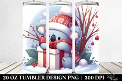 Cute Baby Koala with Giftbox 20 Oz Tumbler Product Image 2