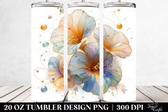 Shiny Nasturtium Tumbler | 20 oz Tumbler Product Image 2