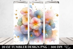 Shiny Nasturtium Tumbler | 20 oz Tumbler Product Image 2