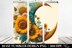 Colorful Half Moon | 20 oz Tumbler Product Image 2