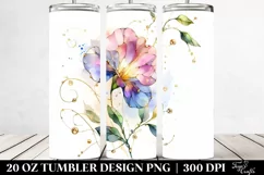 Abstract Sweet Pea . 20 oz Tumbler Design Product Image 2
