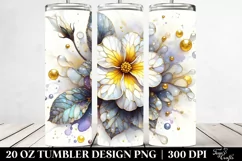 Watercolor Stained Primrose | 20 oz Tumbler Product Image 2