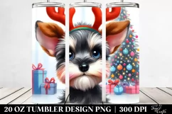 Expressive Baby Miniature Schnauzer, PNG Product Image 2