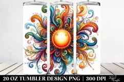 Colorful Whimsical Sun | 20 oz Tumbler Product Image 2