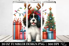 Expressive Baby English Springer Spaniel Winter PNG Product Image 2