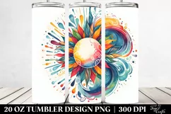 Bright Sun Vibrant Summer | 20 Oz Tumbler Product Image 2