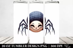 Simple Funny Halloween Spider 20 Oz Tumbler Product Image 2