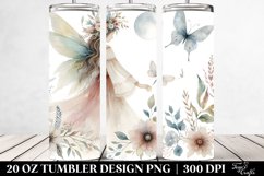 Washed Watercolor Boho Fairy | 20 oz Tumbler Product Image 2