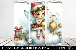 Whimsical Fairy on Cloud with Presents 20 Oz Tumbler Product Image 2