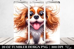 Crazy Looking Cavalier King Charles Spaniel | 20 oz Tumbler Product Image 2