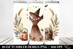 Vintage Excited Witch | 20 oz Tumbler Product Image 2