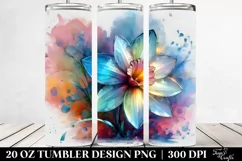 Abstract Vibrant Pastel Daffodil | 20 oz Tumbler Product Image 2