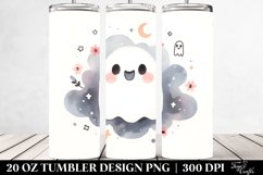 Simple Cute Ghost | 20 Oz Tumbler Product Image 2