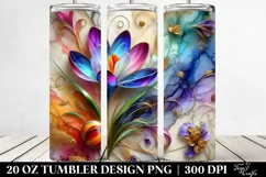Colorful Nasturtium | 20 oz Tumbler Product Image 2