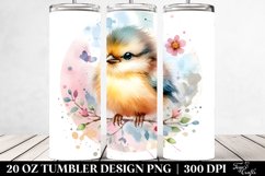 Adorable Baby Bird Watercolor | 20 oz Tumbler Product Image 2