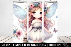 Cute Whimsical Fairy 20 Oz Tumbler Product Image 2