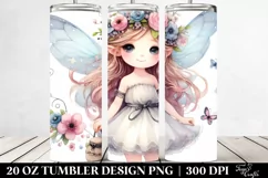 Cute Whimsical Fairy 20 Oz Tumbler Product Image 2