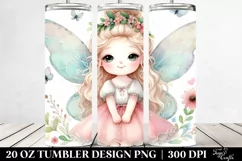 Cute Whimsical Fairy 20 Oz Tumbler Product Image 2