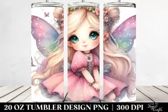 Cute Whimsical Fairy 20 Oz Tumbler Product Image 2