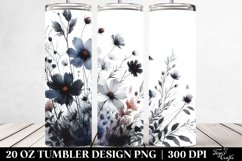 Dark Body Wild Flowers | 20 oz Tumbler Product Image 2