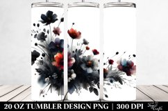 Dark Body Wild Flowers | 20 oz Tumbler Product Image 2