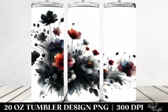 Dark Body Wild Flowers | 20 oz Tumbler Product Image 2