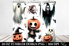 Simple Funny Halloween Nightmare 20 Oz Tumbler Product Image 2