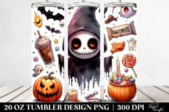 Funny Nightmare Clipart, High-Res 20 Oz Tumbler Product Image 2