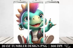 Goofy Baby Dinosaur with Sneakers PNG Product Image 2