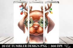 Watercolor Vizsla with Snow Goggles, Transparent PNG Product Image 2