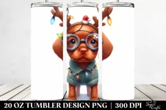 Watercolor Vizsla with Snow Goggles, Transparent PNG Product Image 2