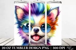 Cute Baby Dog with Piercing, PNG Product Image 2
