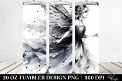 Washed Watercolor Gothic Fairy 20 Oz Tumbler Product Image 2