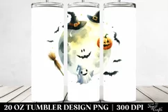 Funny Haloween Full Moon 20 Oz Tumbler Product Image 2