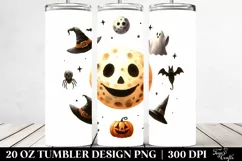 a Simple Funny Full Moon Clipart 20 Oz Tumbler Product Image 2