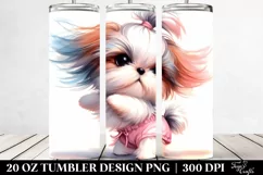 Expressive Baby Shih Tzu 20 Oz Tumbler Product Image 2
