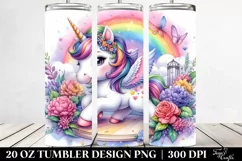 Stage Baby Unicorn Tumbler Design Product Image 2