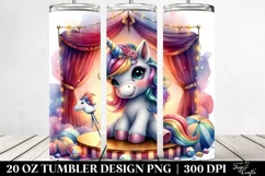 Stage Baby Unicorn Tumbler Design Product Image 2