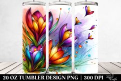 Wooden Crocus Stained Tumbler | 20 Oz Product Image 2