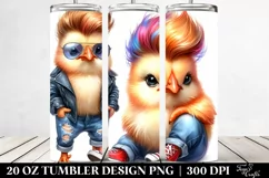 Cute Baby Chicken | 20 oz Tumbler Product Image 2