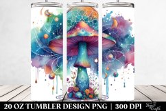 Vibrant Celestial Mushroom 20 Oz Tumbler Product Image 2