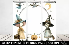 Vintage Quirky Witch | 20 oz Tumbler Product Image 2