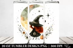 Vintage Quirky Witch | 20 oz Tumbler Product Image 2