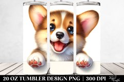 Cute Small Baby Pembroke Welsh Corgi | 20 Oz Tumbler Product Image 2