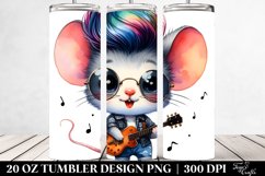 Cute Baby Mouse with Balloons, Sublimation Clipart Product Image 2